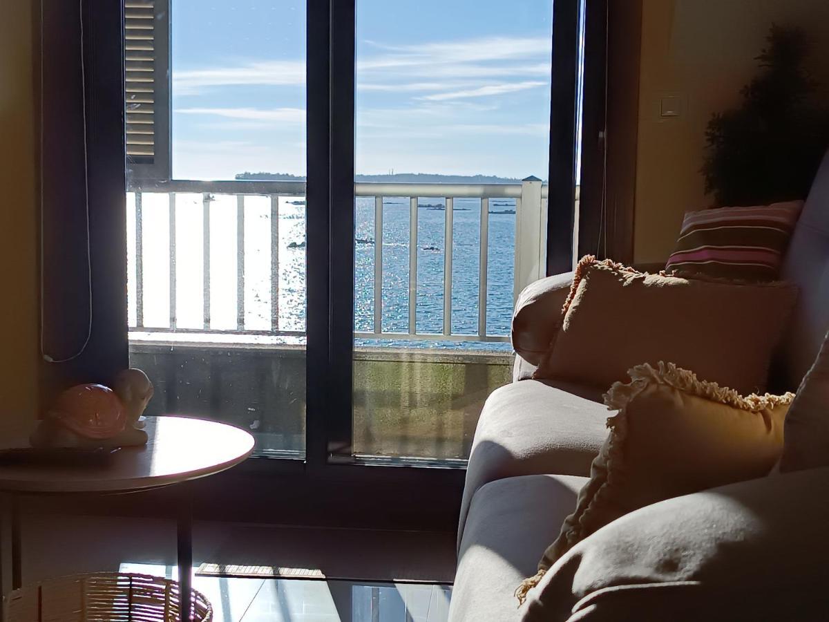 Apartamento Mirador Mar De Castelao, 1ª Linea De Playa Urbana Vilanova de Arousa Exterior foto