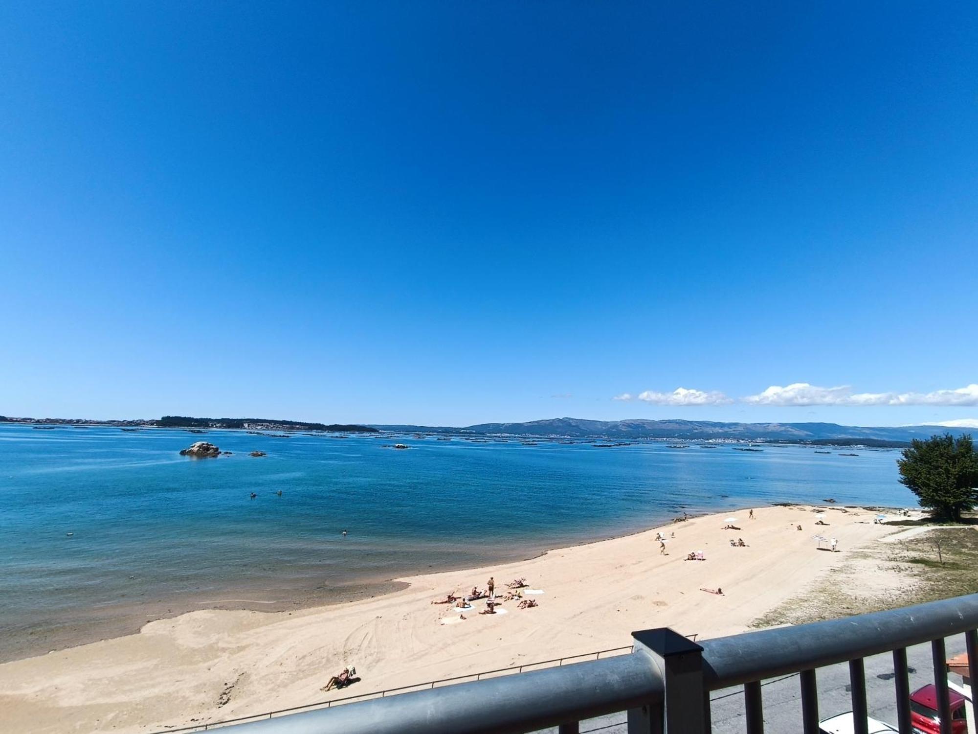 Apartamento Mirador Mar De Castelao, 1ª Linea De Playa Urbana Vilanova de Arousa Exterior foto